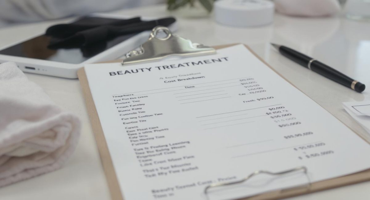 pricing your beauty treatments